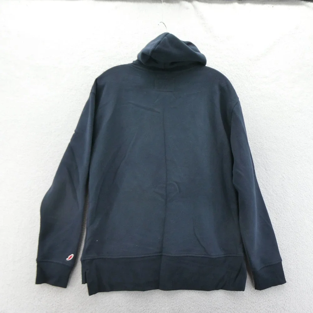 League Hoodie Womens Medium Pikes Peak Colorado Navy Blue Recycled Cotton‎ Blend